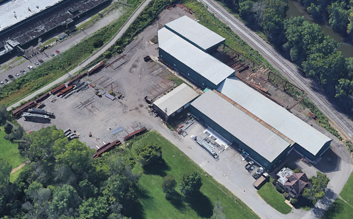 Welders fabricating structural steel